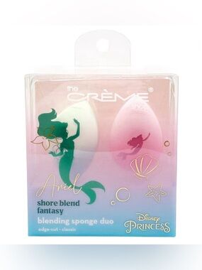 The Crème Shop Disney Princess Ariel Blending Sponge Duo - Pink & White